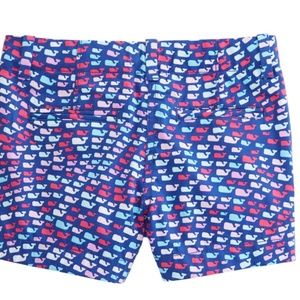 Vineyard Vines School of Whales Every Day Shorts PREOWNED/USED